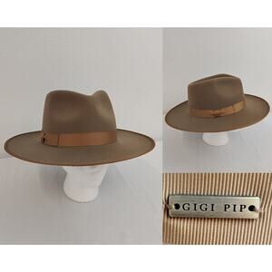 GIGI PIP | Accessories | Nwt Gigi Pip Brown Wide Brimmed  display picture 1
